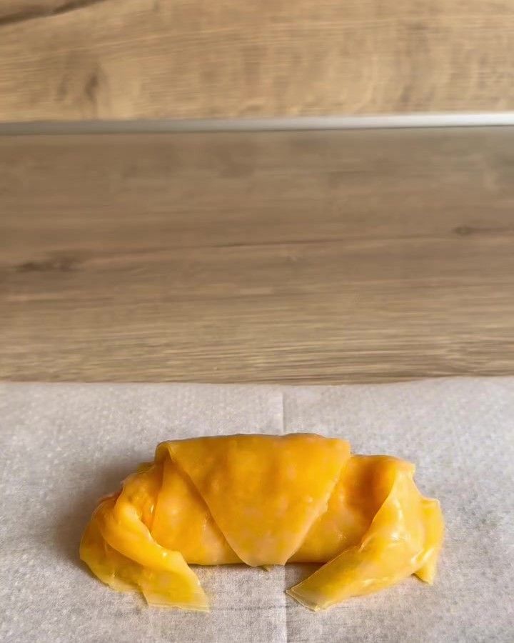 Croissant de papel de arroz