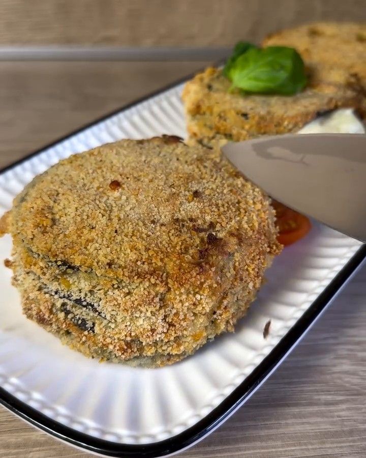 Milhojas de berenjena
