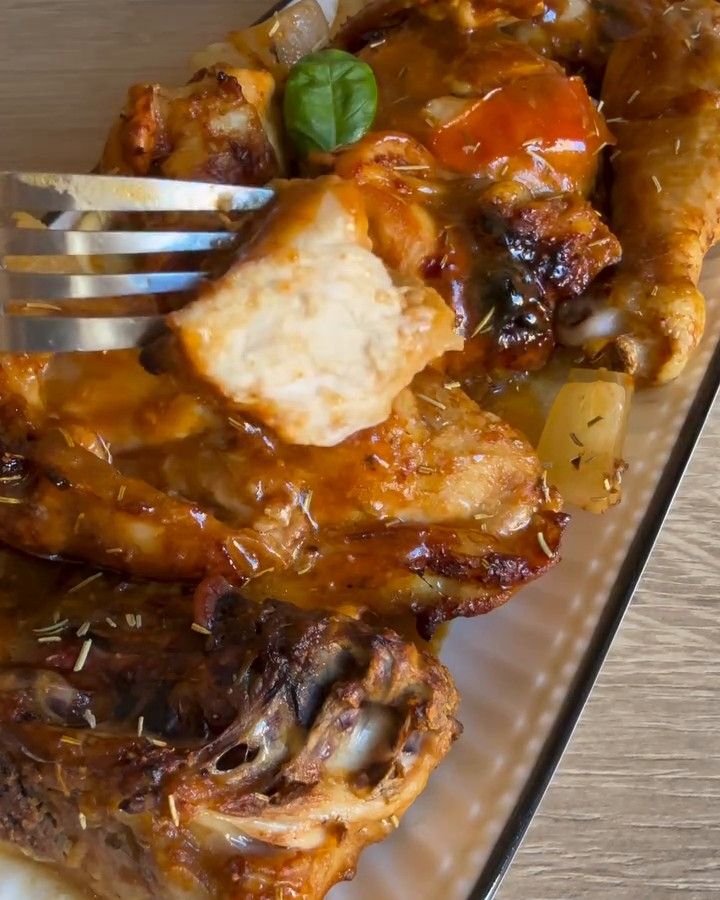 Pollo entero al horno