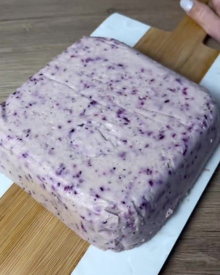 Postre de yogur alto en proteínas