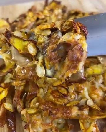 Snack de piel y pipas de calabaza