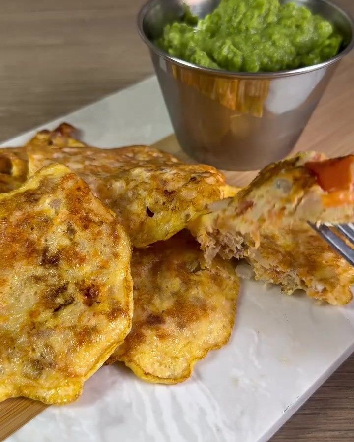 Tortitas de zanahoria y huevo